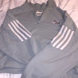 green crop top from pink